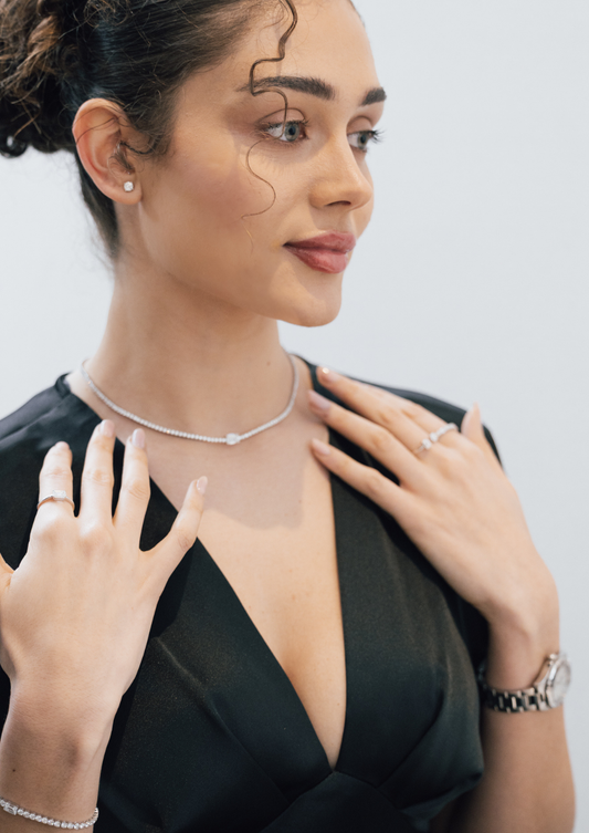Sofia Tennis Necklace - Daiya Jewels
