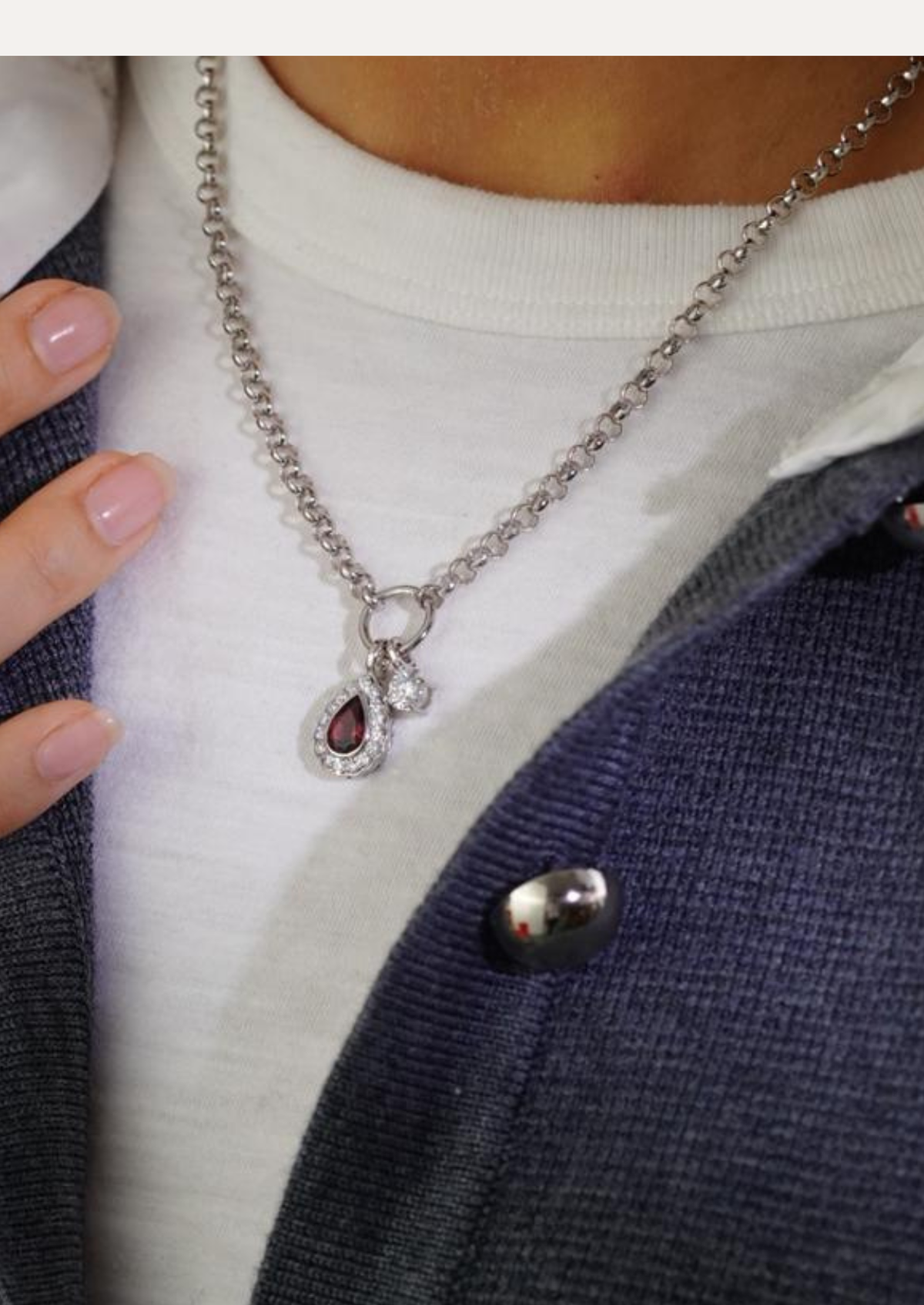 Élia Silver Chain Necklace