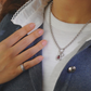 Selene Pavé Dome Pinky Ring