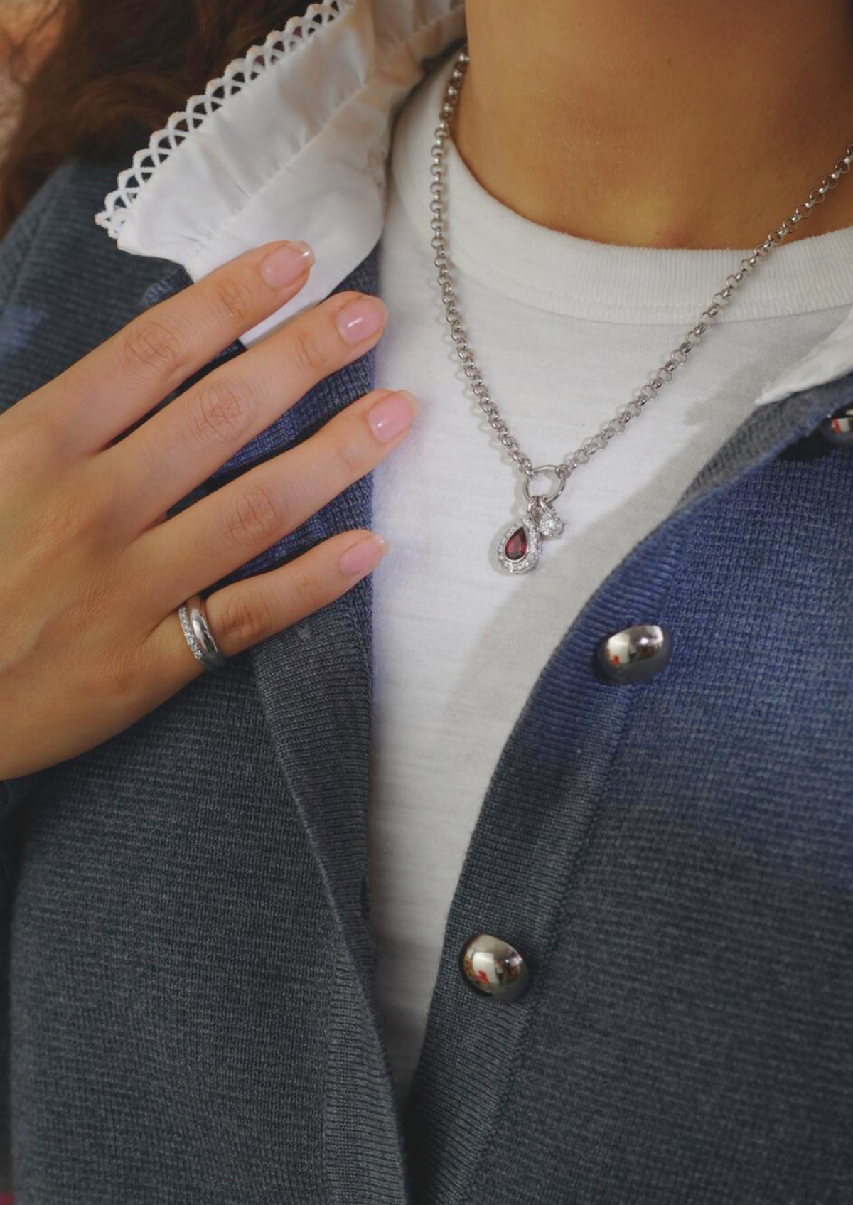 Élia Silver Chain Necklace