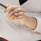 Elenea Eternity Oval-Cut Ring - Daiya Jewels 