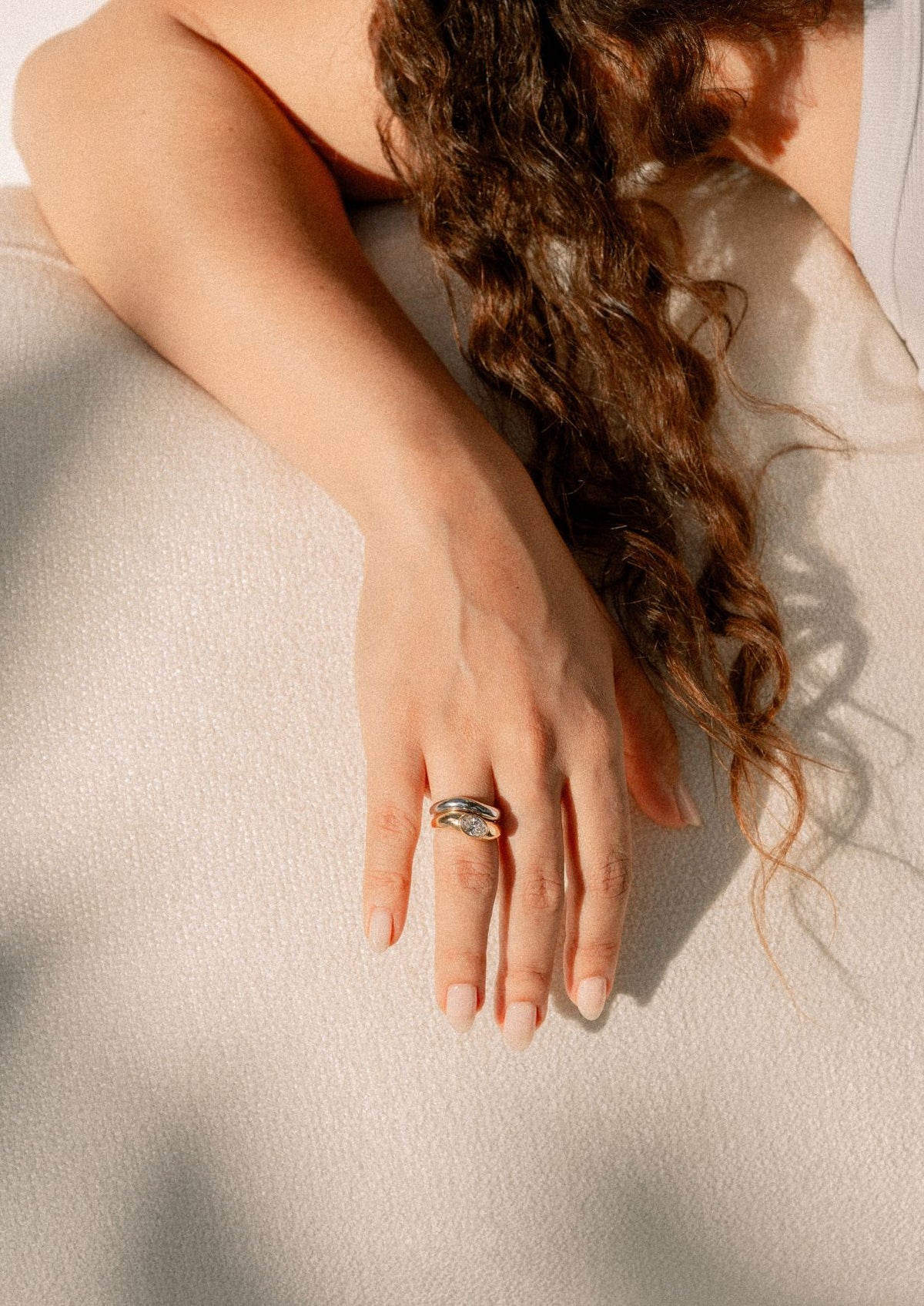 La Vague Brume Dome Ring