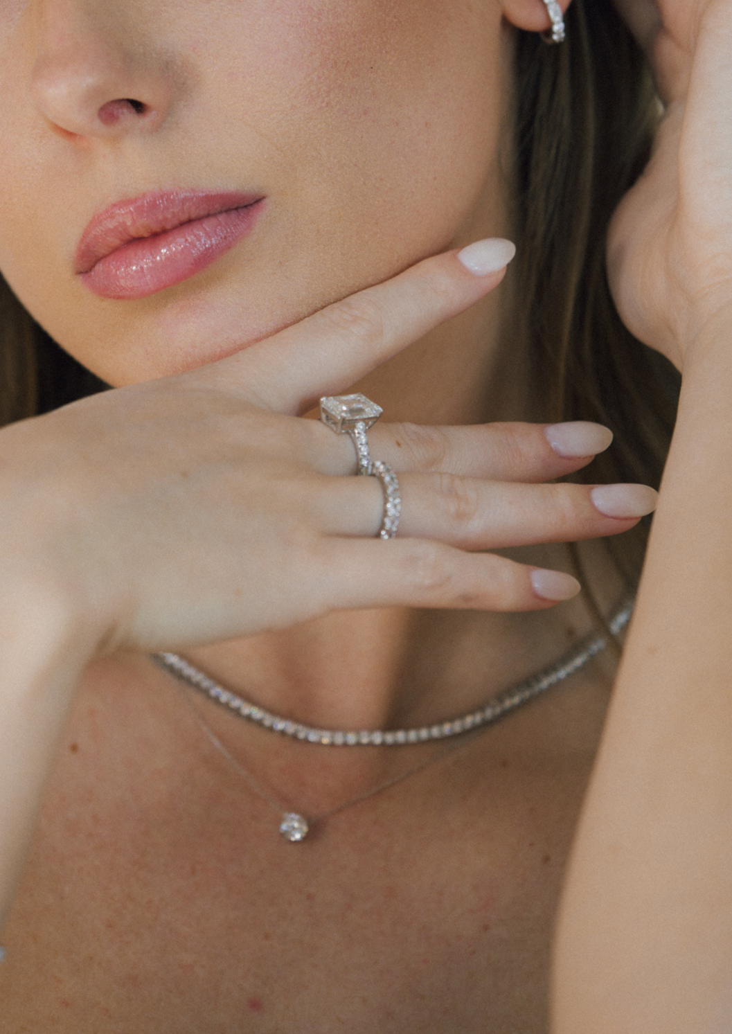 Lea Classic Tennis Necklace - Daiya Jewels 