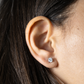 Lea Round-Cut Diamond Stud Earrings - Daiya Jewels 
