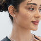 Lea Round-Cut Diamond Stud Earrings - Daiya Jewels 