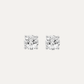 Lea Round-Cut Diamond Stud Earrings - Daiya Jewels 