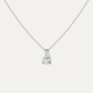 Zoe Pear Diamond Solitaire Necklace - Daiya Jewels 