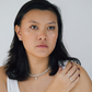 Zoe Pear Diamond Solitaire Necklace - Daiya Jewels 