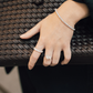Zoe Toi&Moi Pear Diamond Ring - Daiya Jewels 